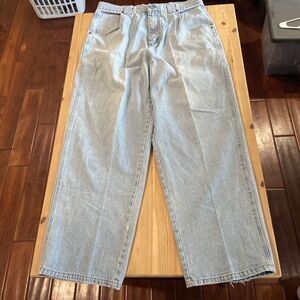 Vintage Results Brand Jeans Men 38 Baggy Cargo Skater Grunge Streetwear Y2K Wide